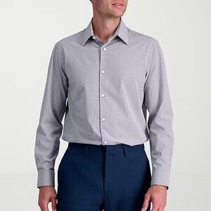 Haggar Easy Care Mens Regular Fit Long Sleeve Dress Shirt - Sz 16-16.5 925010